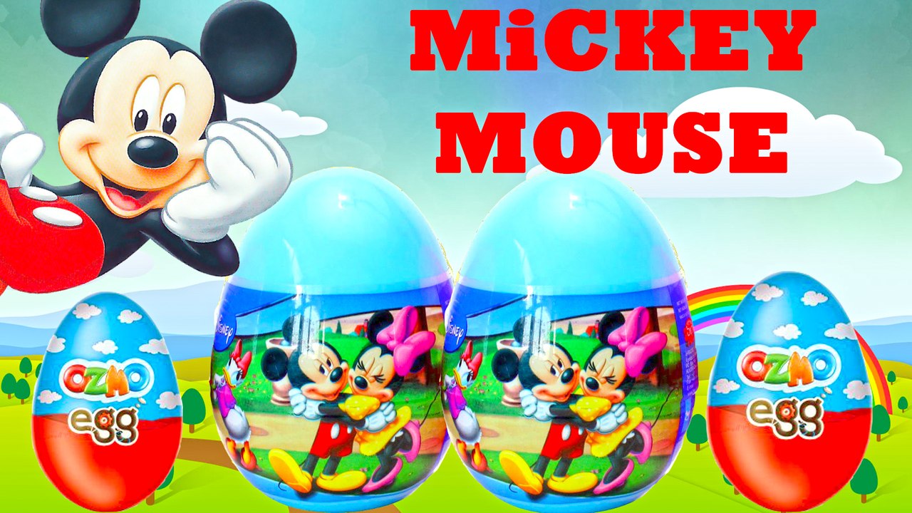 Disney Mickey Mouse Büyük Sürpriz Yumurta Açımı ve Ozmo Karakterleri