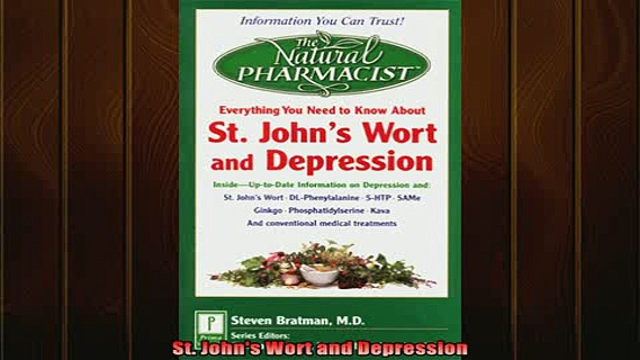 READ book  St Johns Wort and Depression Full EBook