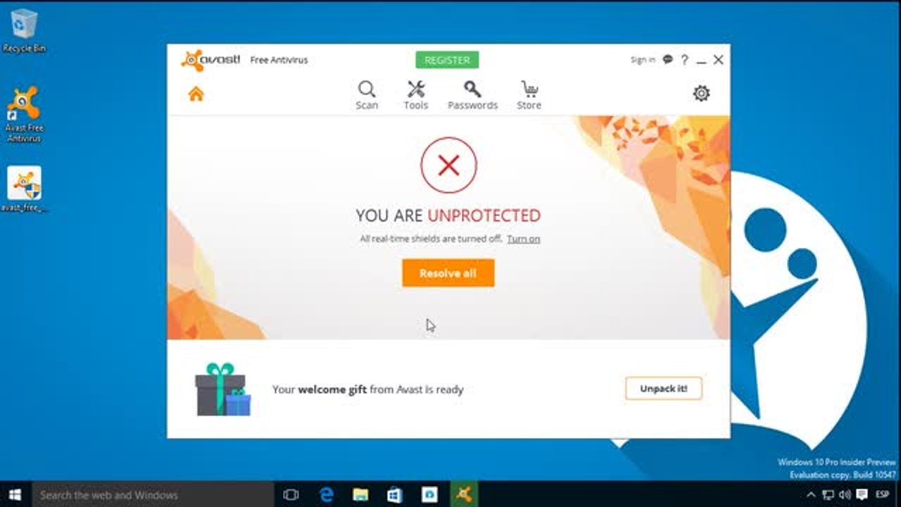 How to desactivate Avast temporarily