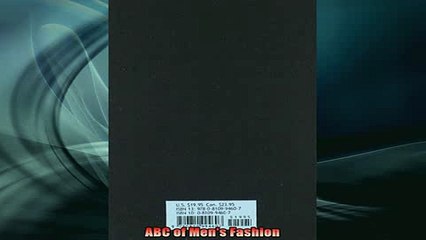 DOWNLOAD FREE Ebooks  ABC of Mens Fashion Full EBook