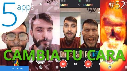 Cambia tu cara completamente con estas apps