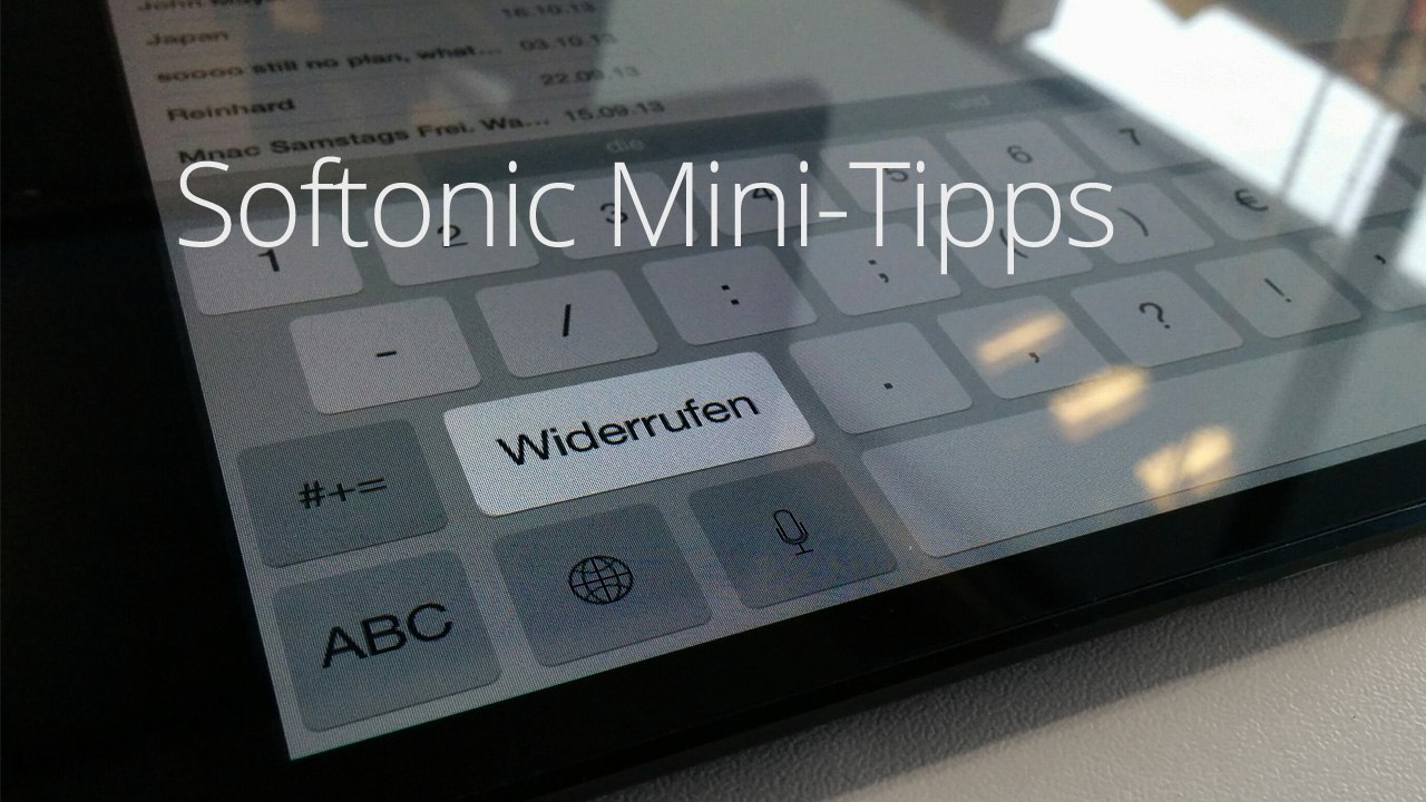 Widerrufen und Wiederholen in iOS