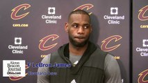 Cleveland Cavs F LeBron James on Chris Bosh - As a friend I want him healthy