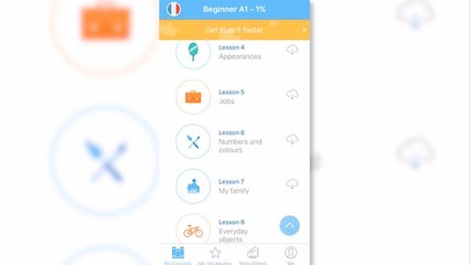 Busuu, a language learning app combining modern techniques with a traditional class structure