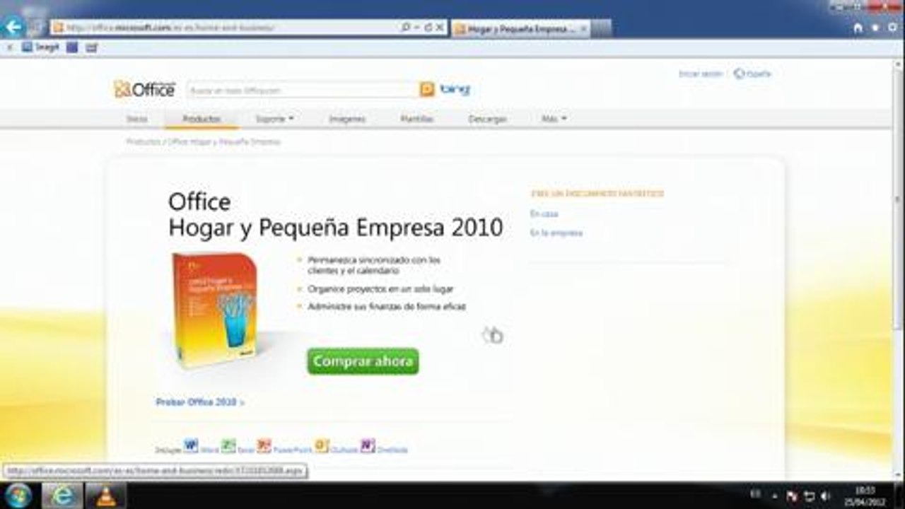 Como solicitar la licencia de prueba de Microsoft Office 2010