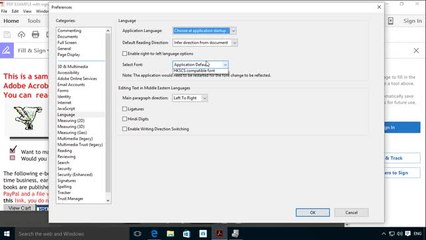 Cómo cambiar el idioma en Adobe Reader