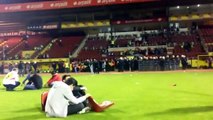 Eskisehirspor fans Burn Eskisehir Ataturk Stadium after final match