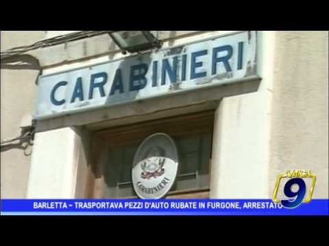 Barletta | Trasportava pezzi di auto rubate in un furgone, arrestato