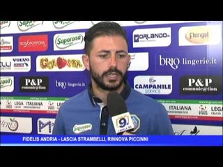 Fidelis Andria | Lascia Strambelli, rinnova Piccinni