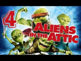 Aliens in the Attic Walkthrough Part 4 (PS2, Wii, PC) Movie Game - Level 04 -