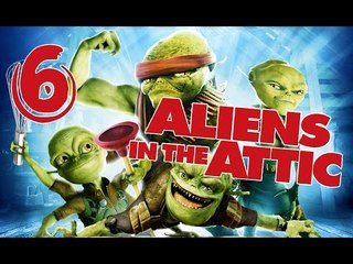 Aliens in the Attic Walkthrough Part 6 (PS2, Wii, PC) Movie Game - Level 06 -