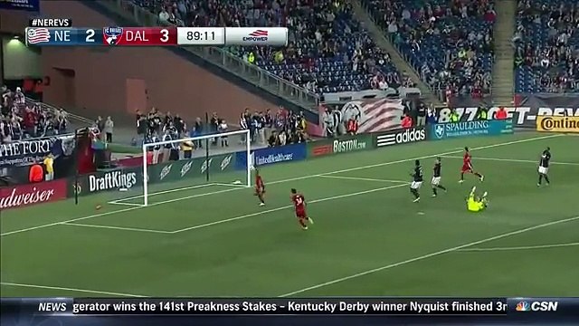 Tesho Akindele 2nd Goal - New England Revolution 2-4 FC Dallas - 21-05-2016 MLS
