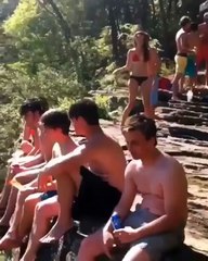 Un plongeon pas comme les autres ..