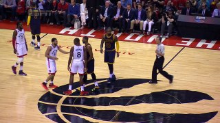 Joseph & Thompson Double Technicals _ Cavaliers vs Raptors _ Game 3 _ 2016 NBA Playoffs