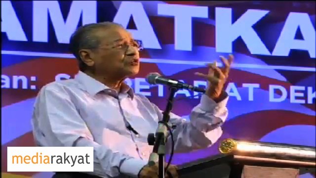 Dr Mahathir: Apa Sebabnya Yang Kita Nak Turun Najib?