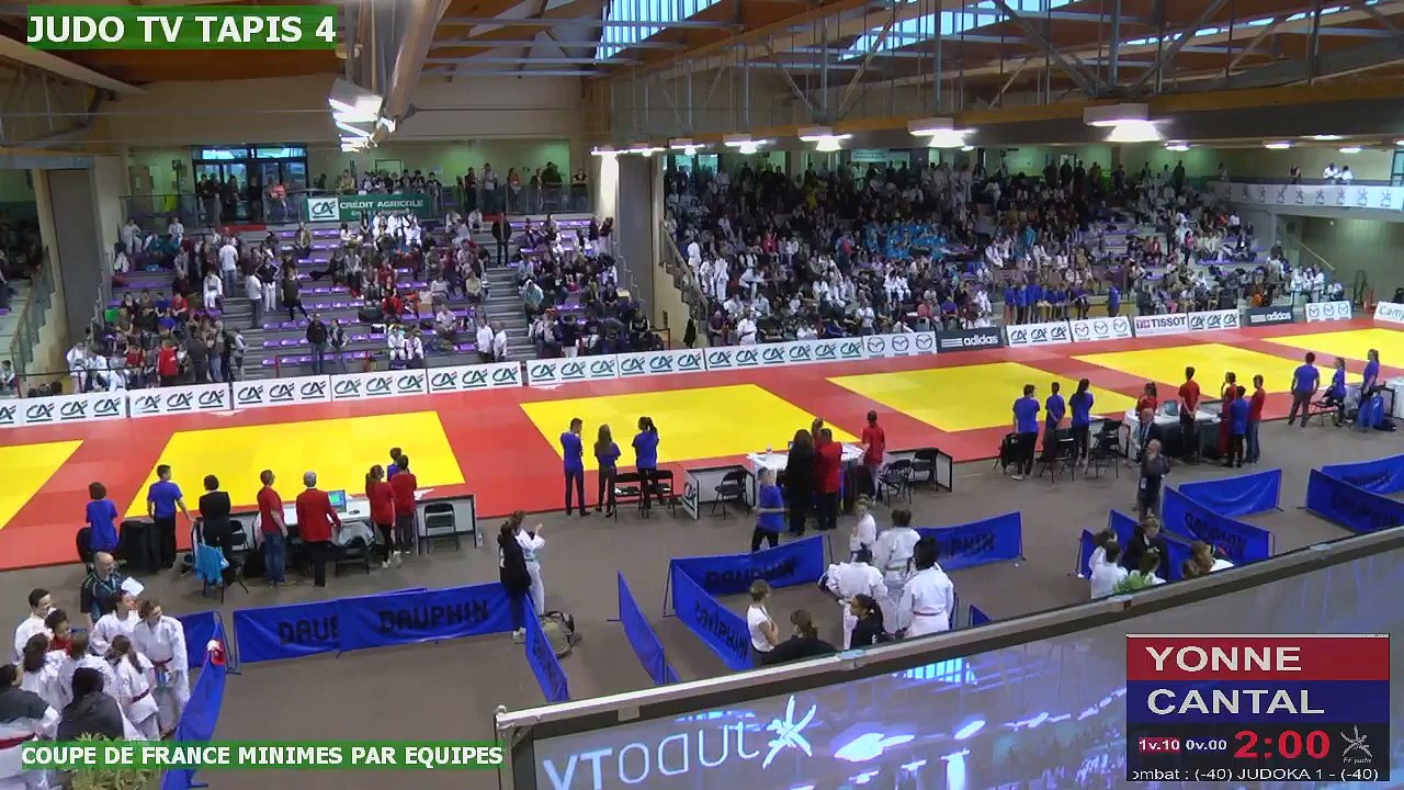 TAPIS 4 - COUPE DE FRANCE MINIMES PAR ÉQUIPES DE DÉPARTEMENTS - CEYRAT, 2016 - LIVE 5 (56)