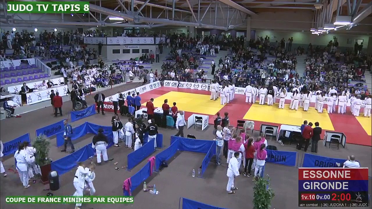 TAPIS 8 - COUPE DE FRANCE MINIMES PAR ÉQUIPES DE DÉPARTEMENTS - CEYRAT, 2016 - LIVE 9 (16)