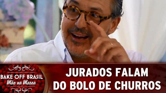 Jurados falam do bolo de churros