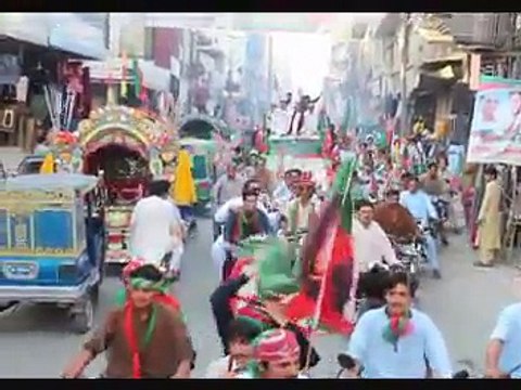 سوات ایم پی اے فضل حکیم خان کے قیادت میں ریلی