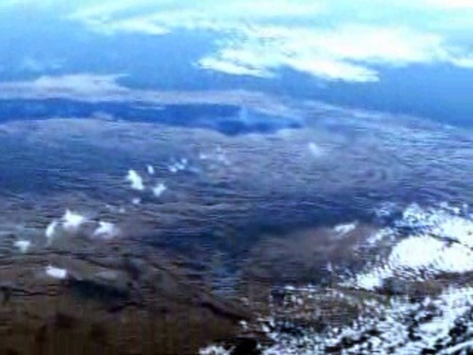 Animation of planet earth from space