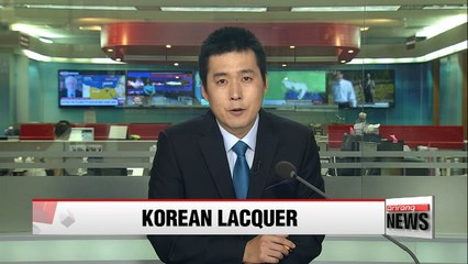 Korean lacquer emerge as a high class tool in various areas