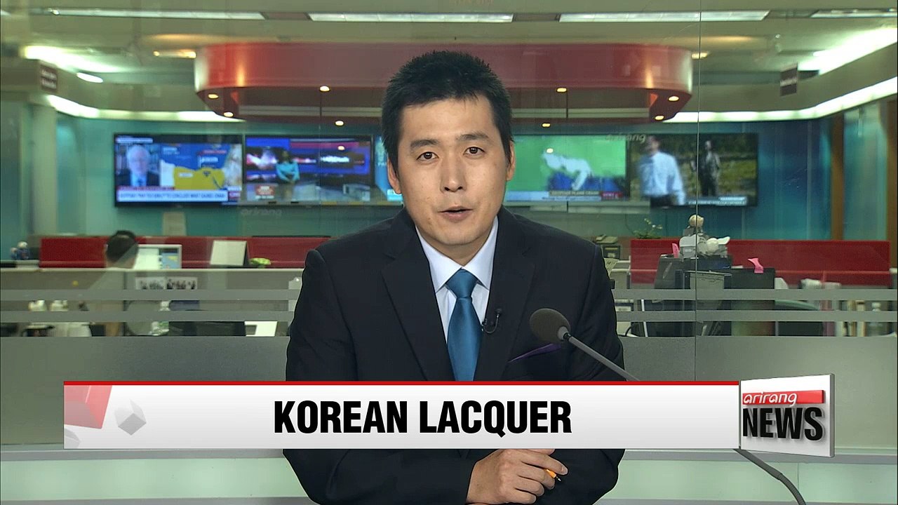 Korean lacquer emerge as a high class tool in various areas
