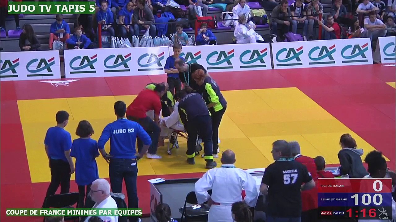 TAPIS 5 - COUPE DE FRANCE MINIMES PAR ÉQUIPES DE DÉPARTEMENTS - CEYRAT, 2016 - LIVE 6 (75)