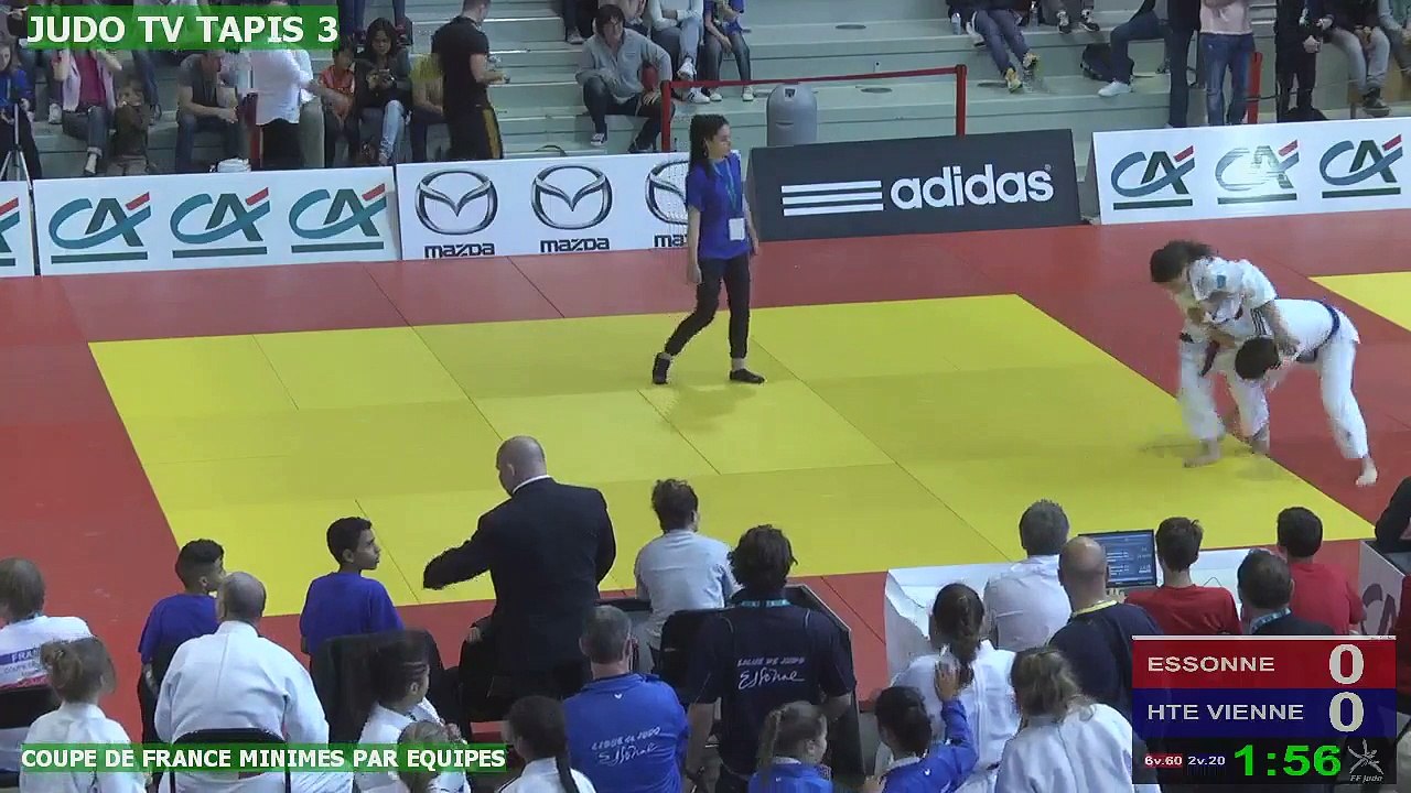 TAPIS 3 - COUPE DE FRANCE MINIMES PAR ÉQUIPES DE DÉPARTEMENTS - CEYRAT, 2016 - LIVE 4 (87)