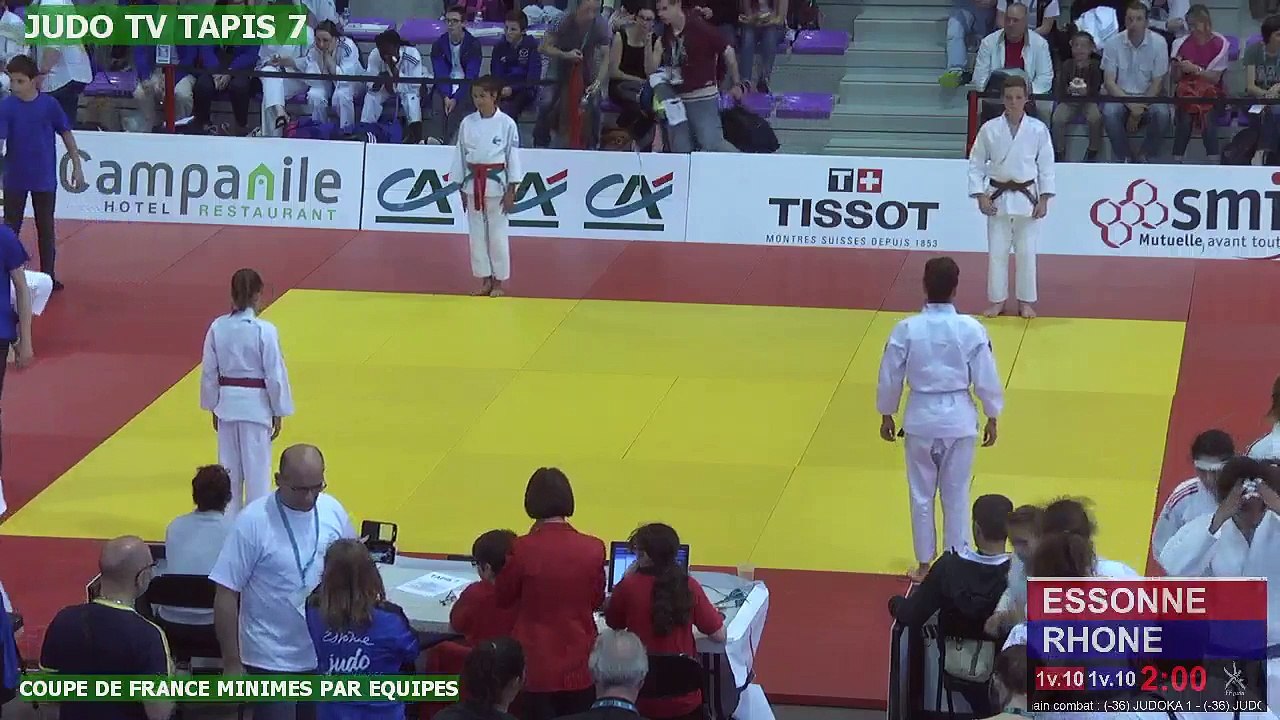 TAPIS 7 - COUPE DE FRANCE MINIMES PAR ÉQUIPES DE DÉPARTEMENTS - CEYRAT, 2016 - LIVE 8 (23)