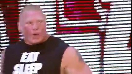 John Cena and Greatest Moment of Brock Lesnar brawl before Night of Champions- Raw, Sept. 15, 2014