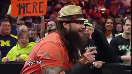John Cena brawls with The Wyatt Family- Raw, Feb. 24, 2014