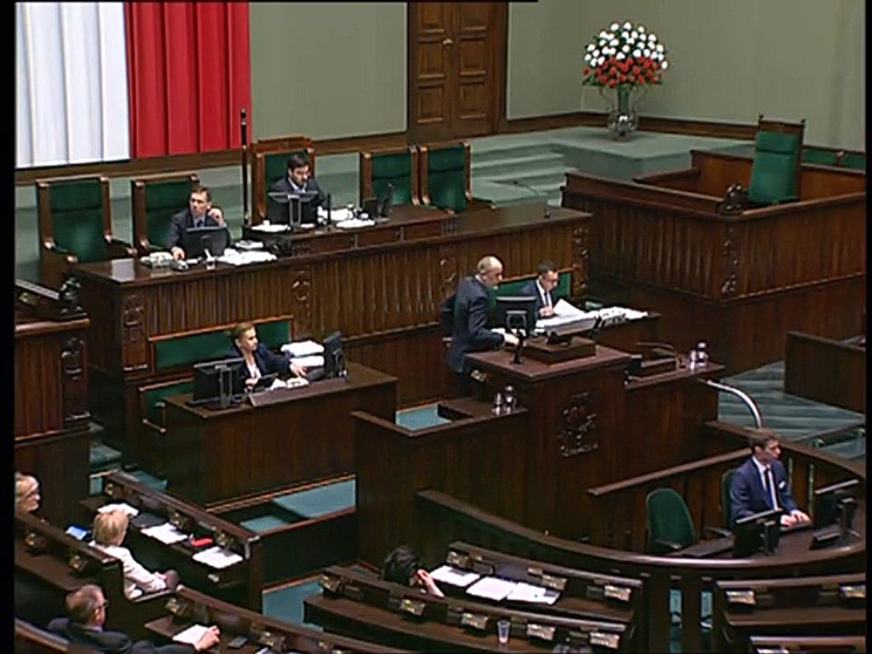 Poseł Jan Mosiński - Wystąpienie z dnia 18 maja 2016 roku.
