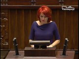 Poseł Bernadeta Krynicka - Oświadczenie z dnia 18 maja 2016 roku.