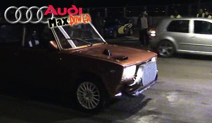 Lada 2107 DCS Turbo Vs. VW Golf IV