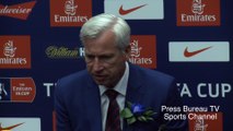 Alan Pardew reaction Crystal Palace vs Manchester United FA CUP