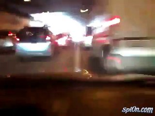 En Russie accident de voiture à 200 kmh dans un tunnel