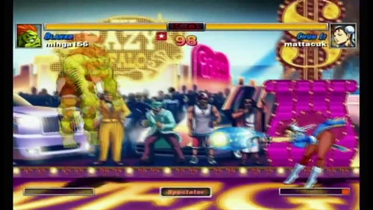 Super Street Fighter II Turbo HD Remix - XBLA - minga156 (Blanka) VS. mattacuk (Chun-Li)