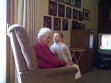 Nov 28 2008 - Jared & Great Grandma Shirley