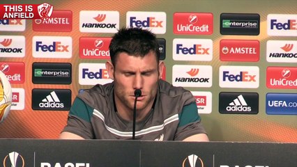 Liverpool vs. Sevilla - Europa League Final - Jordan Henderson & James Milner Press Conference