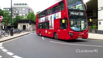 Buses in Canary Wharf Estate May 2016