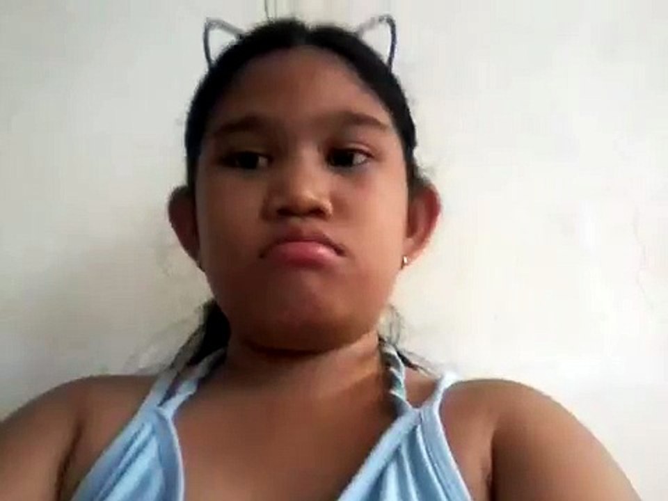 Crazy girl funny face )