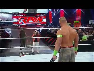 Undertaker helps John Cena from Wyatt Family _ 24 Feb. 2014