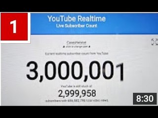 3 words got me 3 MILLION SUBSCRIBERS