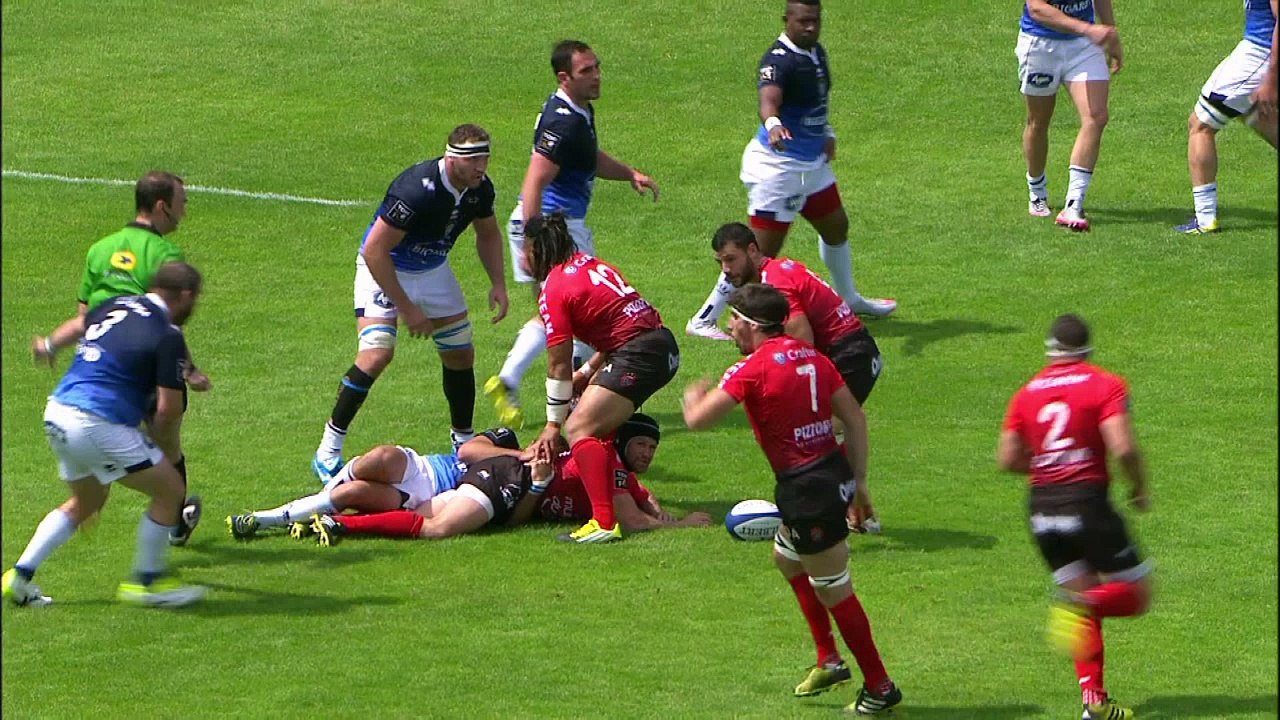TOP 14 – Agen - Toulon : 13-52 Essai Charles OLLIVON (TLN) – J24 – Saison 2015-2016