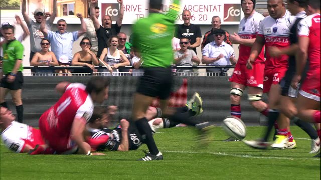 TOP 14 – Brive - Grenoble : 45-24 Essai Sisa KOYAMAIBOLE (BRI) – J24 – Saison 2015-2016