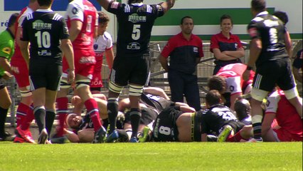TOP 14 – Brive - Grenoble : 45-24 Essai Mathias MARIE (GRE) – J24 – Saison 2015-2016