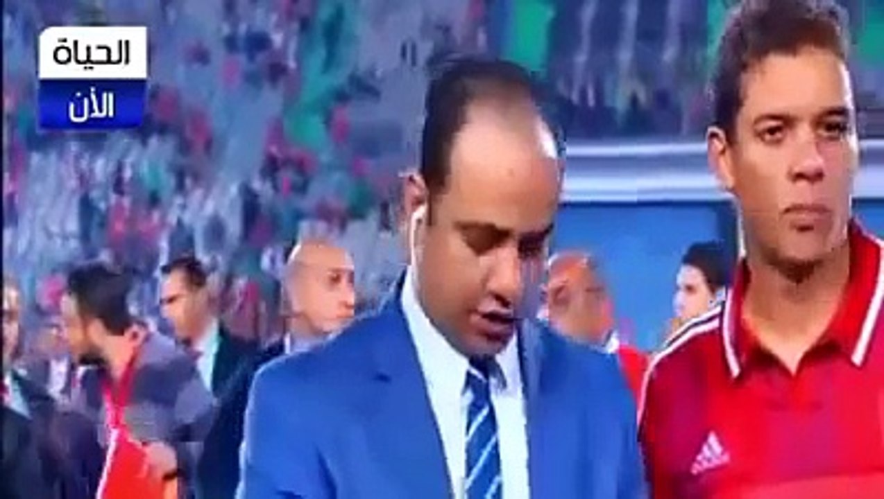 مسخرة سعد سمير مع مذيع بي ان بعد مباراة الكونفدرالية