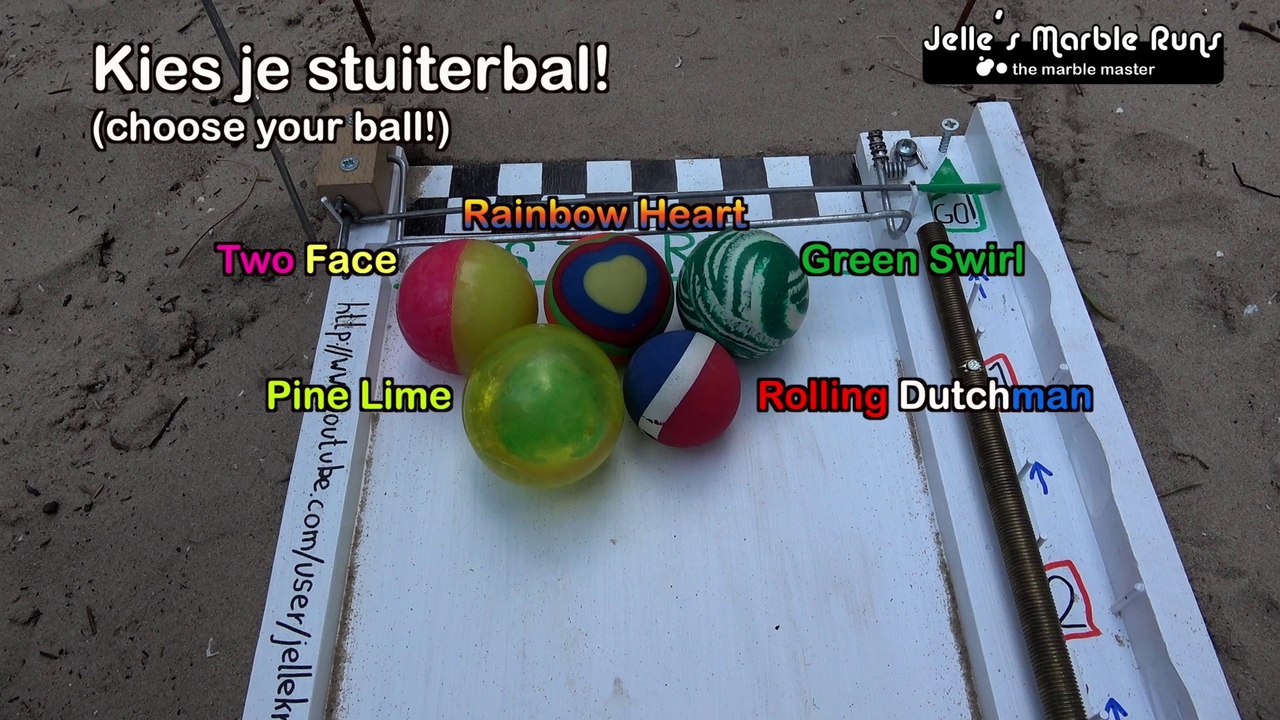 Une course de billes dans le sable digne du Paris Dakar !