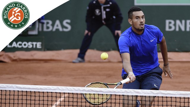 Temps forts Kyrgios - Cecchinato Roland-Garros 2016 / 1 Tour