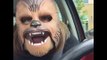 Laughing Happy Chewbacca Mask Lady